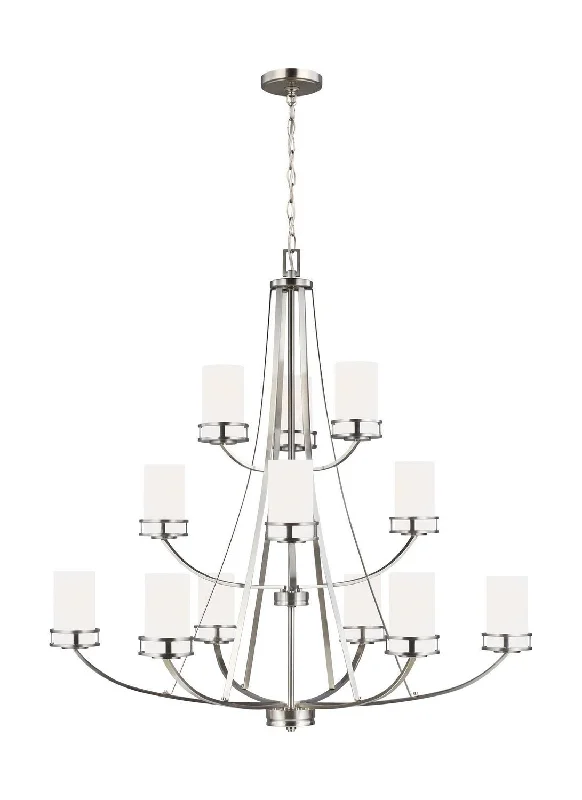 Chandeliers with Frosted Glass for a Softer Light DiffusionRobie Chandelier