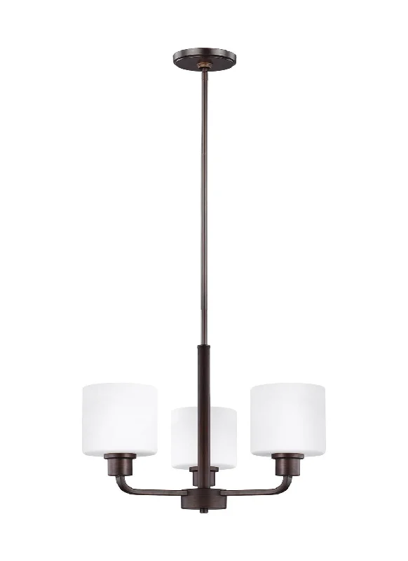 Chandeliers with Metal Frames in Black FinishCanfield Chandelier