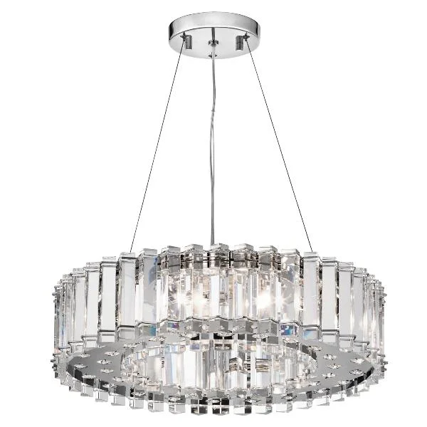 Bohemian - Style Beaded Chandeliers for Eclectic DecorHampstead Crystal Ring 8 Light Chandelier IP44 - ID 5486 Bohemian - Style Beaded Chandeliers for Eclectic DecorHampstead Crystal Ring 8 Light Chandelier IP44 - ID 5486