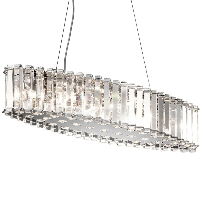 Small Chandeliers for Compact RoomsHampstead Eight Light Chrome IP44 Chandelier - ID 7061