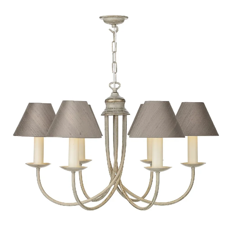 French Country Chandeliers with a Romantic AuraHarlington 6 Arm Chandelier In Cream Gold - ID 2240 French Country Chandeliers with a Romantic AuraHarlington 6 Arm Chandelier In Cream Gold - ID 2240