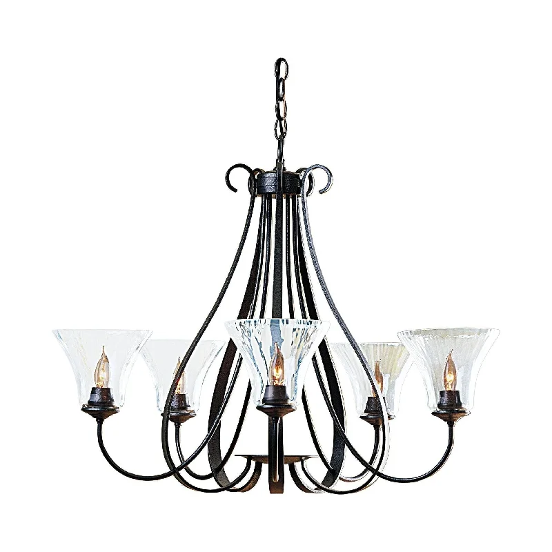 Chandeliers for Low Ceilings to Avoid OvercrowdingSweeping Taper Chandelier