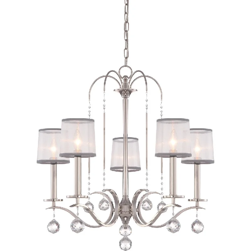 Oversized Chandeliers as a Statement Piece in Living RoomsNetherley Five Light Satin Chrome Chandelier - ID 9233 Oversized Chandeliers as a Statement Piece in Living RoomsNetherley Five Light Satin Chrome Chandelier - ID 9233