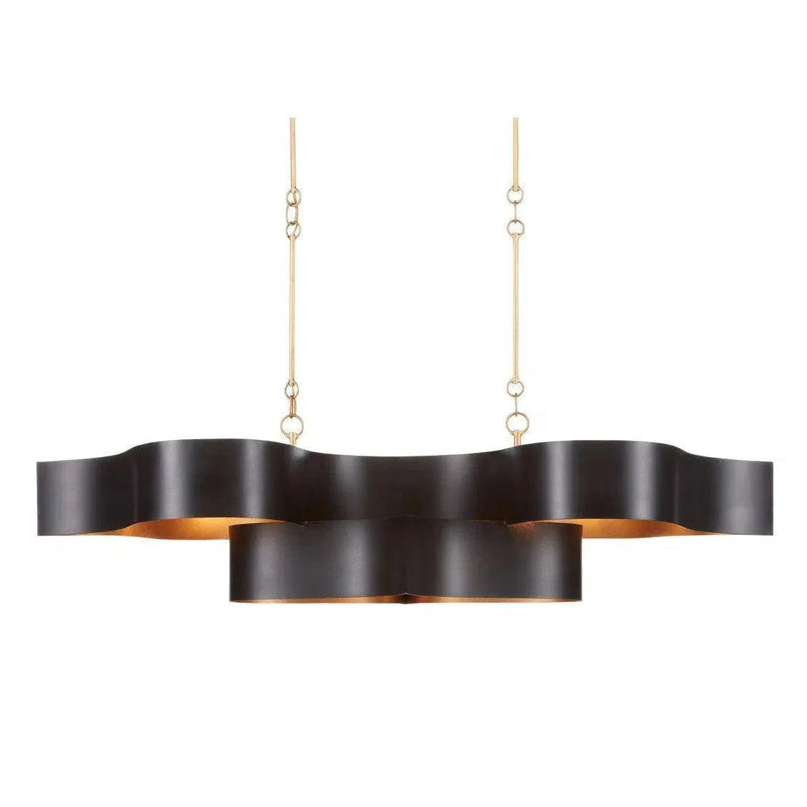 French Country Chandeliers with a Romantic AuraSatin Black Gold Leaf Grand Lotus Black Oval Chandelier French Country Chandeliers with a Romantic AuraSatin Black Gold Leaf Grand Lotus Black Oval Chandelier