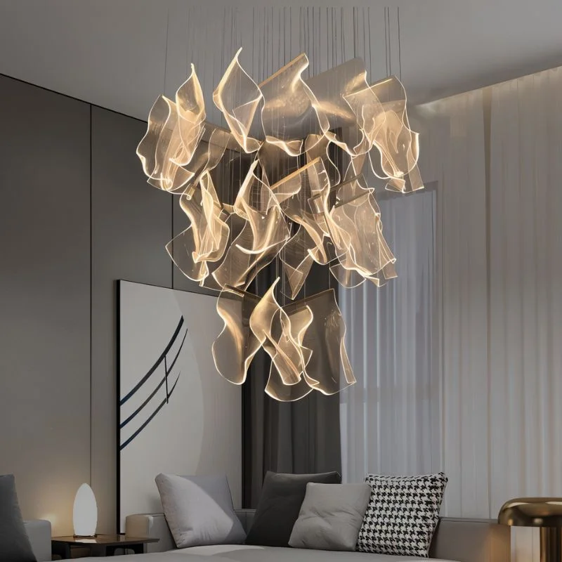 Chandeliers with Clear Crystal for a Sparkling EffectSheets Chandelier (Round Ceiling Mount) Chandeliers with Clear Crystal for a Sparkling EffectSheets Chandelier (Round Ceiling Mount)
