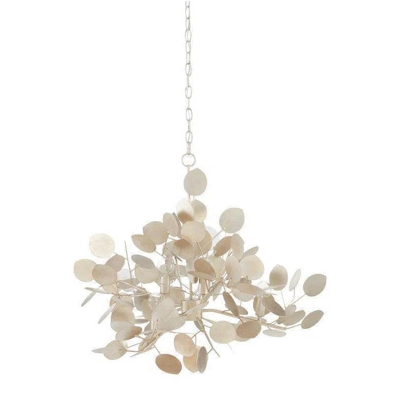LED Chandeliers for Energy - Efficient LightingSilver Leaf Lunaria Chandelier