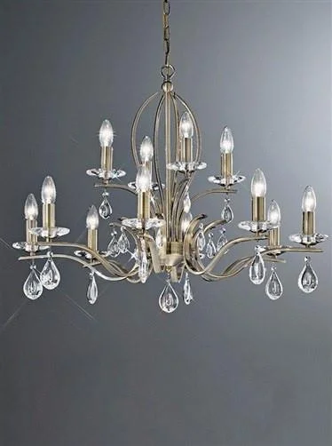 Art Deco Chandeliers for a Retro - Glam LookWindsor 12 Arm Chandelier in Bronze - ID 4862 Art Deco Chandeliers for a Retro - Glam LookWindsor 12 Arm Chandelier in Bronze - ID 4862