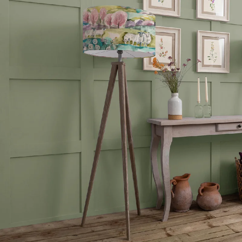 Way Switch Floor Lamp for Multiple Light Intensity LevelsButtermere Eva & Aratus Complete Floor Lamp Grey/Linen