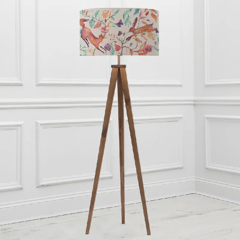 Adjustable Height Floor Lamp for Versatile Lighting NeedsLeaping Into The Fauna Eva & Aratus Complete Floor Lamp Nut/Linen