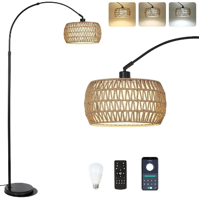 Victorian Style Floor Lamp for Traditional and Elegant InteriorsArc Floor Lamps for Living Room with 3 Color Temperatures, Rattan Boho Floor Lamp for Bedroom Victorian Style Floor Lamp for Traditional and Elegant InteriorsArc Floor Lamps for Living Room with 3 Color Temperatures, Rattan Boho Floor Lamp for Bedroom