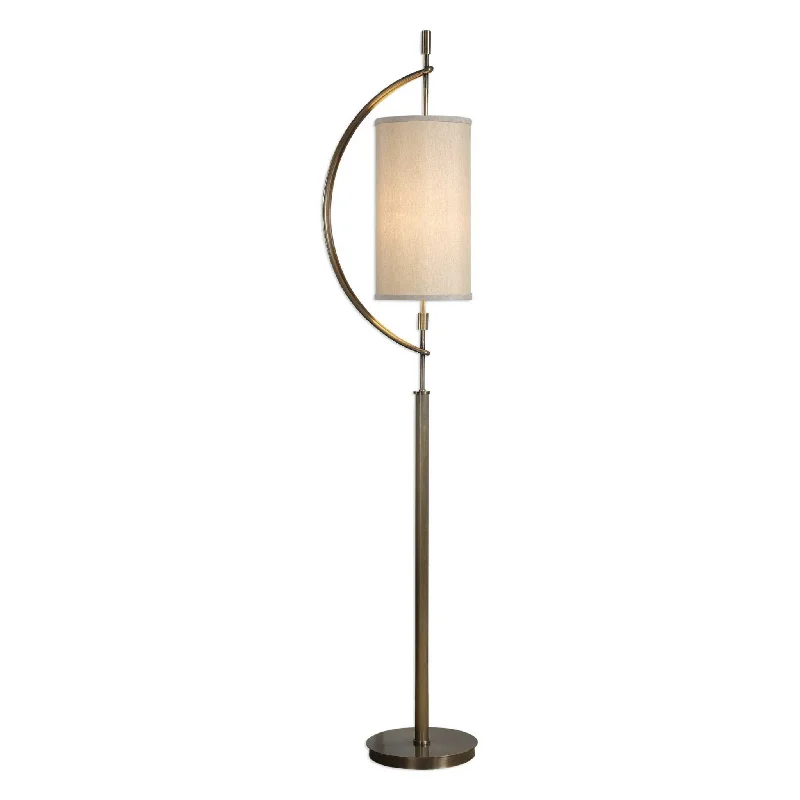 Bohemian Inspired Floor Lamp for Eclectic Home DecorBalaour Antique Brass Floor Lamp