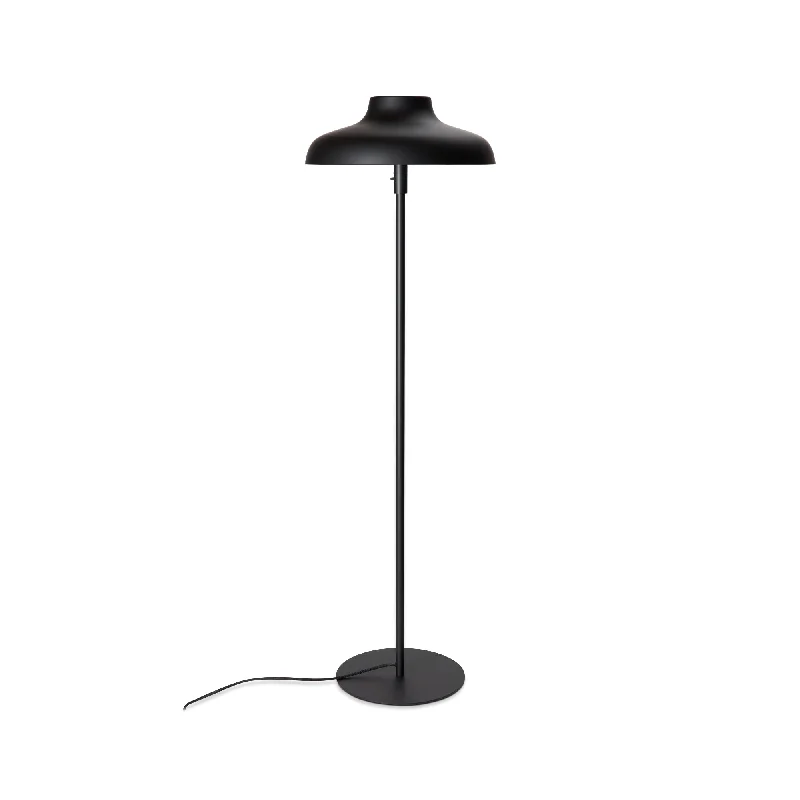 USB Charging Port Floor Lamp for Convenient Device ChargingBolero Medium Floor Lamp - Black