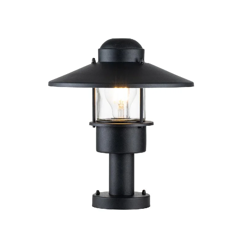 Marble Base Floor Lamp for a Touch of LuxuryElstead Klampenborg 1 Light Black Outdoor Pedestal