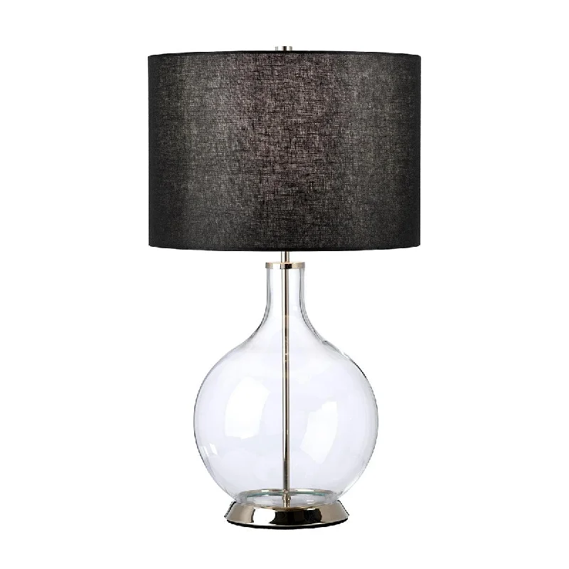 Way Switch Floor Lamp for Multiple Light Intensity LevelsElstead Orb 1 Nickel Light Table Lamp - Black Shade Way Switch Floor Lamp for Multiple Light Intensity LevelsElstead Orb 1 Nickel Light Table Lamp - Black Shade