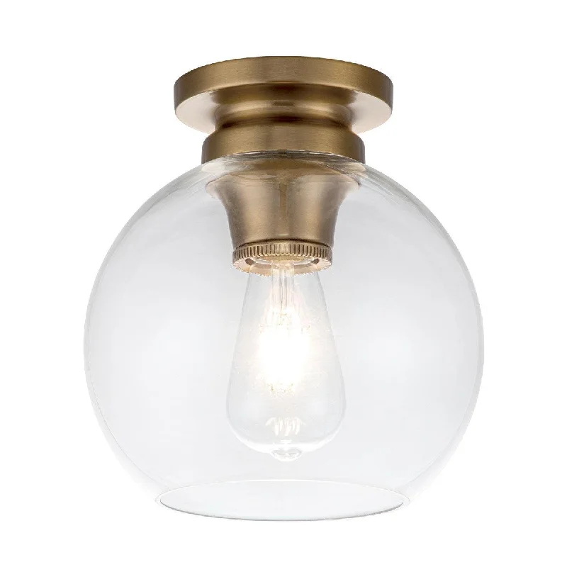 Way Switch Floor Lamp for Multiple Light Intensity LevelsFeiss Tabby Brass Flush Light With Glass Shade Way Switch Floor Lamp for Multiple Light Intensity LevelsFeiss Tabby Brass Flush Light With Glass Shade