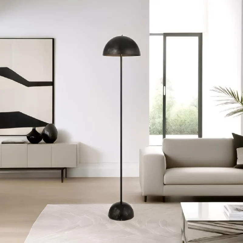 Dimmable Floor Lamp for Adjustable Lighting AmbianceFerum Floor Lamp 2Lt in Black, Rust Patina Dimmable Floor Lamp for Adjustable Lighting AmbianceFerum Floor Lamp 2Lt in Black, Rust Patina