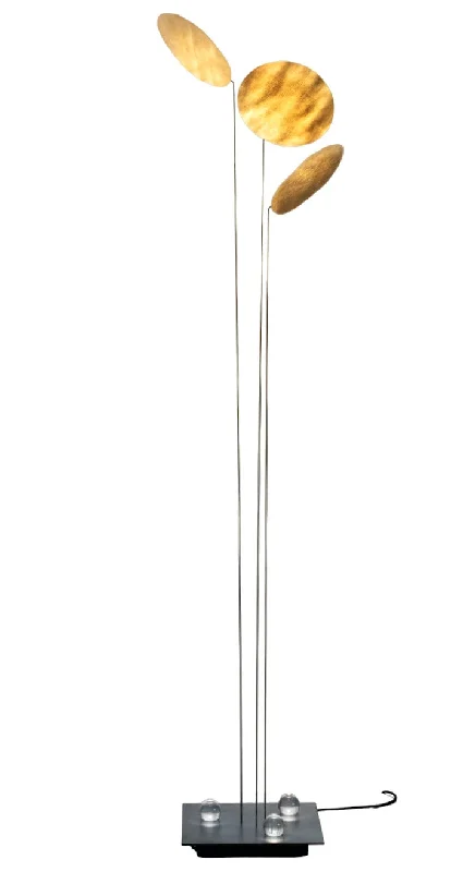 Glass Floor Lamp with Frosted Shades for Soft Diffused LightFloor lamp Ingo Maurer Nuunu Glass Floor Lamp with Frosted Shades for Soft Diffused LightFloor lamp Ingo Maurer Nuunu