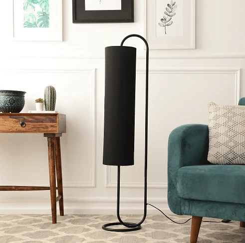 Bohemian Inspired Floor Lamp for Eclectic Home DecorGraceful Full Black Curve Plant Stand Bohemian Inspired Floor Lamp for Eclectic Home DecorGraceful Full Black Curve Plant Stand