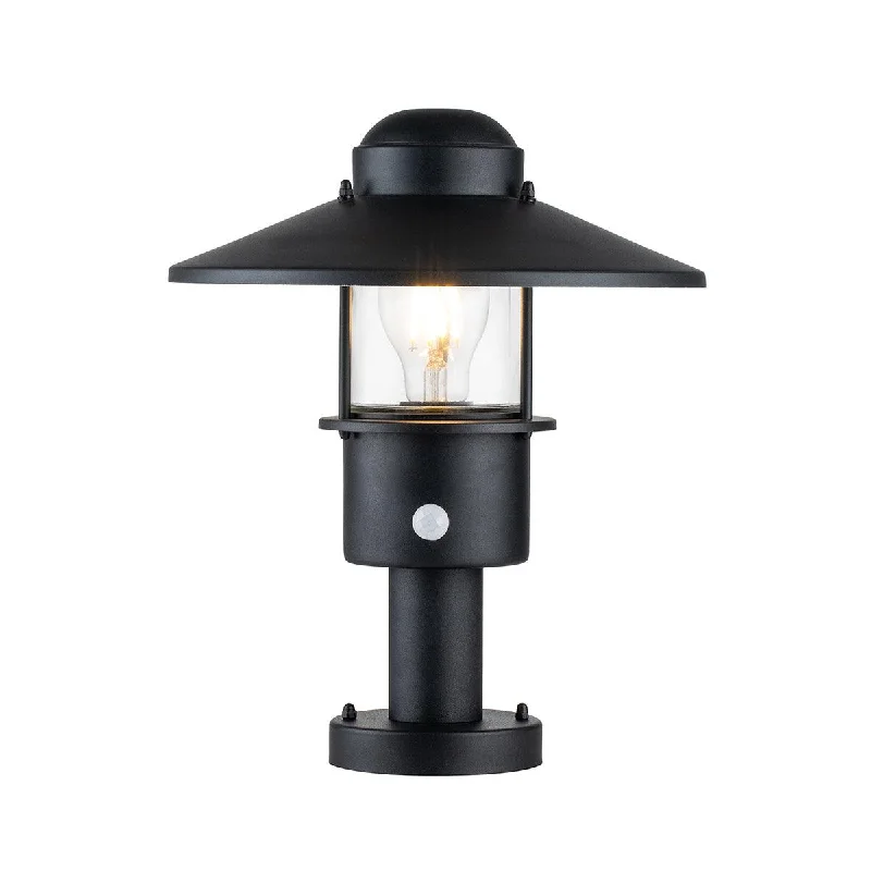 Smart Floor Lamp with Voice Control and Bluetooth ConnectivityKlampenborg 1 Light Black Outdoor Pedestal - PIR Sensor Smart Floor Lamp with Voice Control and Bluetooth ConnectivityKlampenborg 1 Light Black Outdoor Pedestal - PIR Sensor