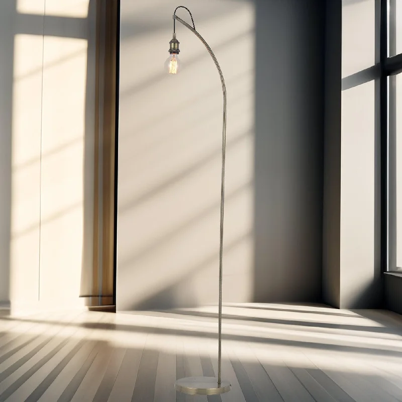 Glass Floor Lamp with Frosted Shades for Soft Diffused LightAlyssa Chic Retro Metal Floor Lamp - Antique Brass, 165cm High, PL0038 Glass Floor Lamp with Frosted Shades for Soft Diffused LightAlyssa Chic Retro Metal Floor Lamp - Antique Brass, 165cm High, PL0038