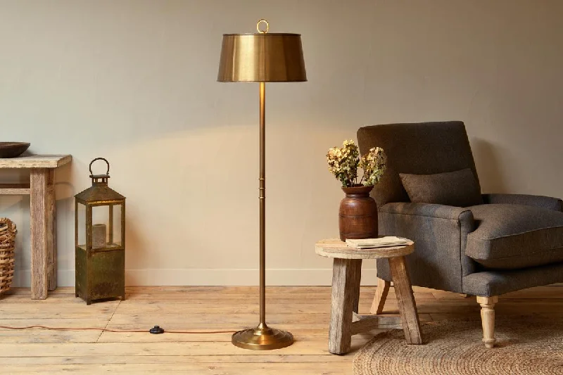 Glass Floor Lamp with Frosted Shades for Soft Diffused LightNkuku Siwan Floor Lamp Antique Brass Glass Floor Lamp with Frosted Shades for Soft Diffused LightNkuku Siwan Floor Lamp Antique Brass