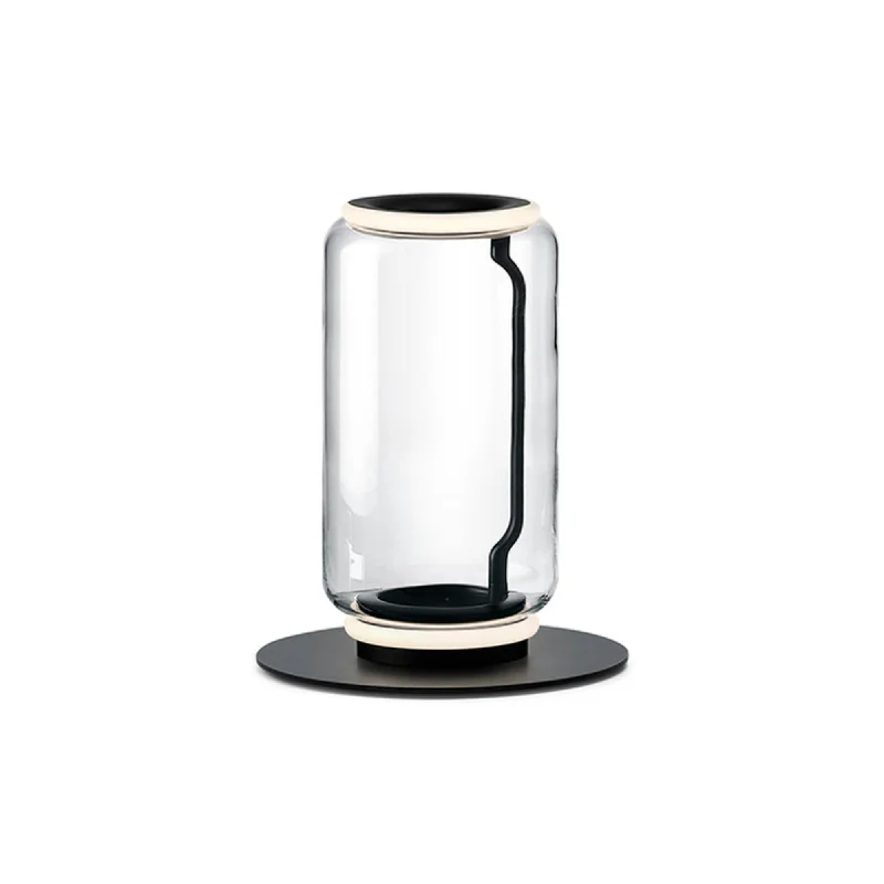 Glass Floor Lamp with Frosted Shades for Soft Diffused LightNoctambule Floor Lamp - 1 Low Cylinders