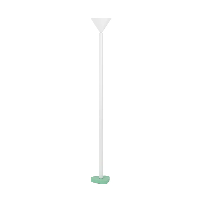 Wood Floor Lamp with Natural Grain for a Warm and Organic FeelOutlines F06 Floor Lamp - White/Light Green Wood Floor Lamp with Natural Grain for a Warm and Organic FeelOutlines F06 Floor Lamp - White/Light Green