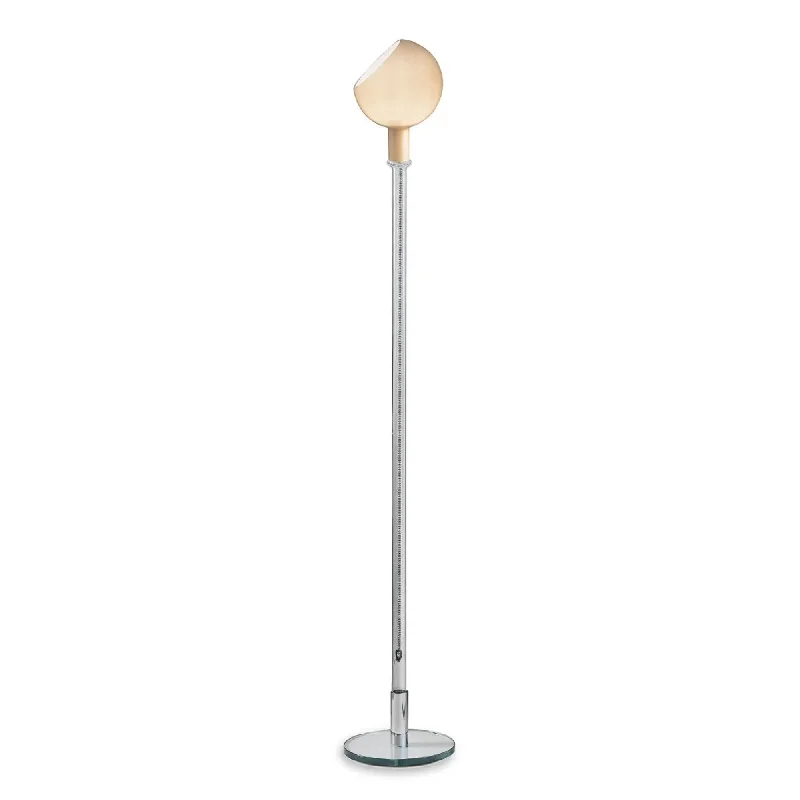 Glass Floor Lamp with Frosted Shades for Soft Diffused LightParola Floor Lamp - Amber