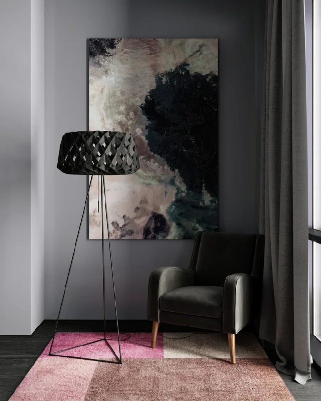 Glass Floor Lamp with Frosted Shades for Soft Diffused LightPilke Signature 60 Tripod Floor Lamp Black Glass Floor Lamp with Frosted Shades for Soft Diffused LightPilke Signature 60 Tripod Floor Lamp Black