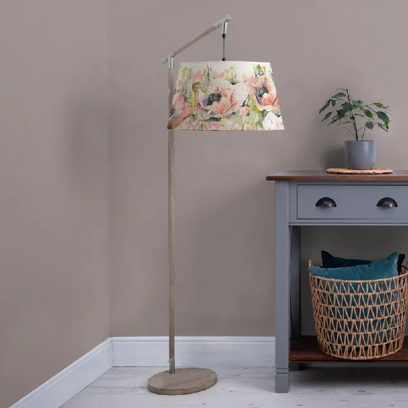 Fabric Floor Lamp with a Linen Shade for a Relaxed AestheticPapavera Quintus Taper & Quintus Complete Floor Lamp Grey/Sweetpea Fabric Floor Lamp with a Linen Shade for a Relaxed AestheticPapavera Quintus Taper & Quintus Complete Floor Lamp Grey/Sweetpea