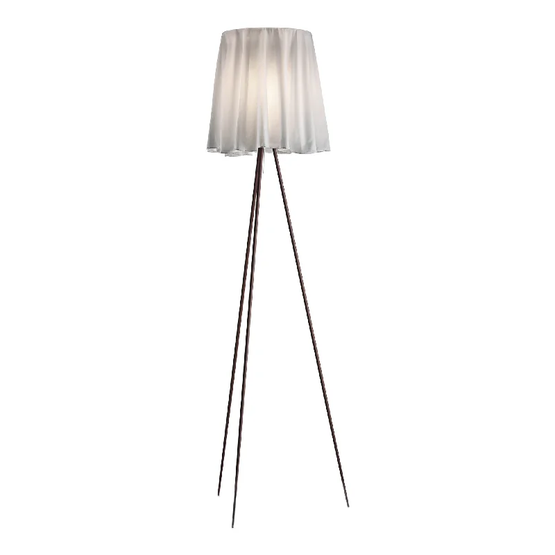 Glass Floor Lamp with Frosted Shades for Soft Diffused LightRosy Angelis Floor Lamp - Grey Glass Floor Lamp with Frosted Shades for Soft Diffused LightRosy Angelis Floor Lamp - Grey