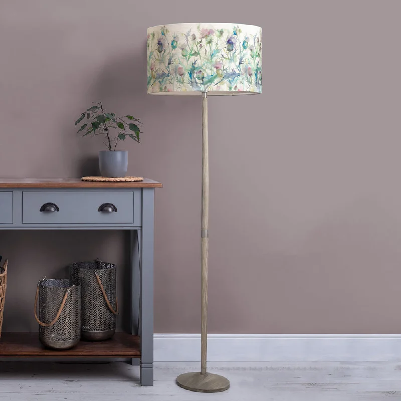Wood Floor Lamp with Natural Grain for a Warm and Organic FeelCirsium Eva & Solensis Complete Floor Lamp Grey/Damson Wood Floor Lamp with Natural Grain for a Warm and Organic FeelCirsium Eva & Solensis Complete Floor Lamp Grey/Damson