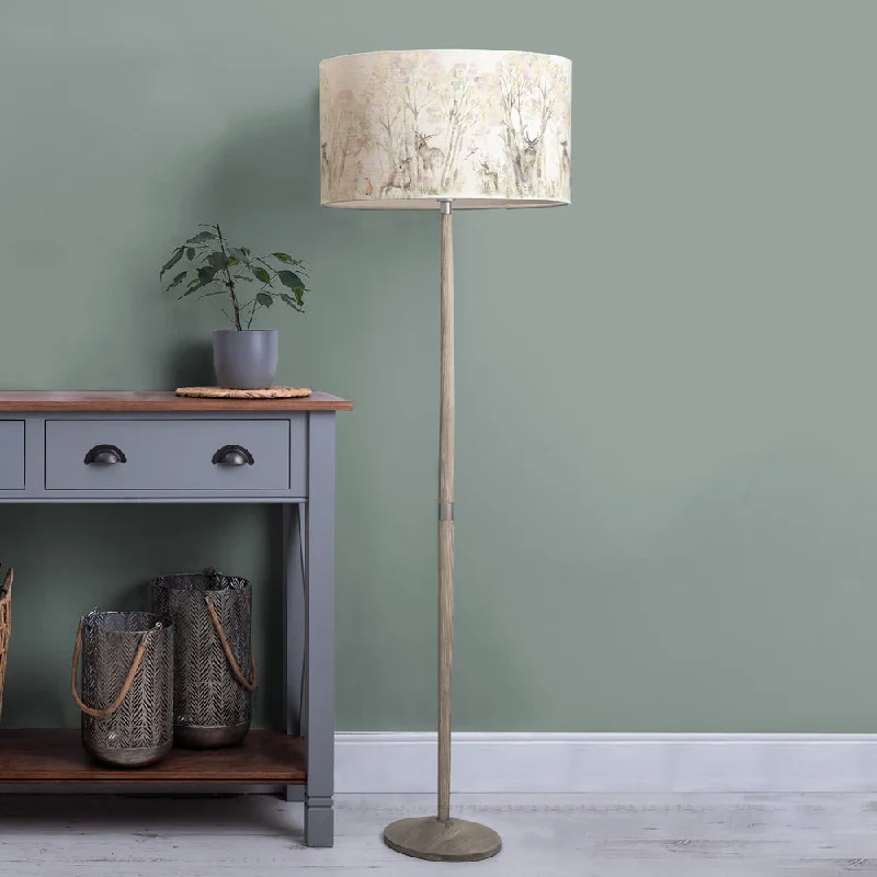 Metal Floor Lamp with a Matte Black Finish for a Sleek LookEnchanted Forest Eva & Solensis Complete Floor Lamp Grey/Forest Metal Floor Lamp with a Matte Black Finish for a Sleek LookEnchanted Forest Eva & Solensis Complete Floor Lamp Grey/Forest