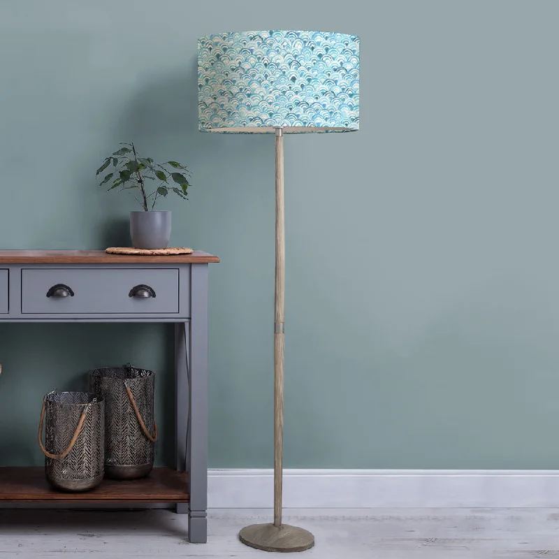 Dimmable Floor Lamp for Adjustable Lighting AmbianceMelia Eva & Solensis Complete Floor Lamp Glacier