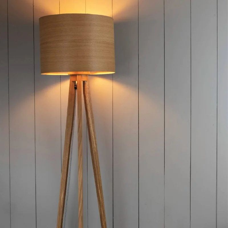 Wood Floor Lamp with Natural Grain for a Warm and Organic FeelStuart Lamble Pure Floor Lamp Wood Floor Lamp with Natural Grain for a Warm and Organic FeelStuart Lamble Pure Floor Lamp