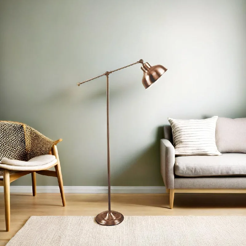 Way Switch Floor Lamp for Multiple Light Intensity LevelsTinley Floor Lamp in Antique Brass, Antique Chrome or Antique Copper Way Switch Floor Lamp for Multiple Light Intensity LevelsTinley Floor Lamp in Antique Brass, Antique Chrome or Antique Copper