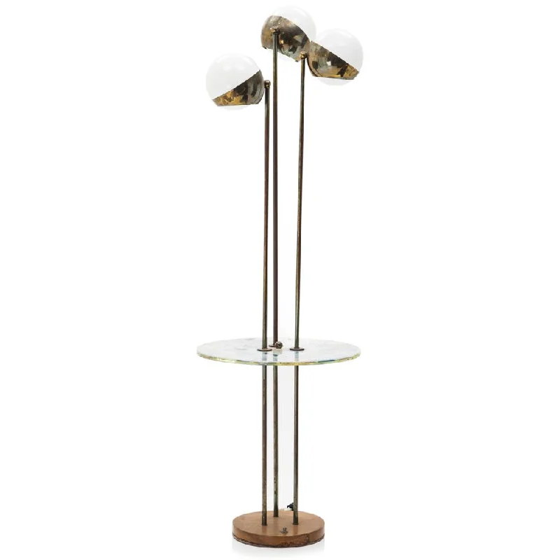 Victorian Style Floor Lamp for Traditional and Elegant InteriorsTriple Orb Brass Lamp with Resin Mosaic Table Victorian Style Floor Lamp for Traditional and Elegant InteriorsTriple Orb Brass Lamp with Resin Mosaic Table