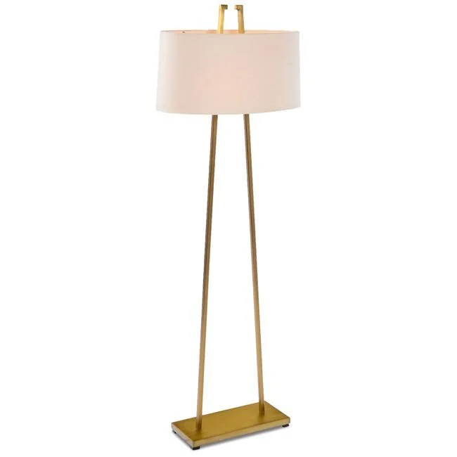 Marble Base Floor Lamp for a Touch of LuxuryTwo Prong Floor Lamp - Brass