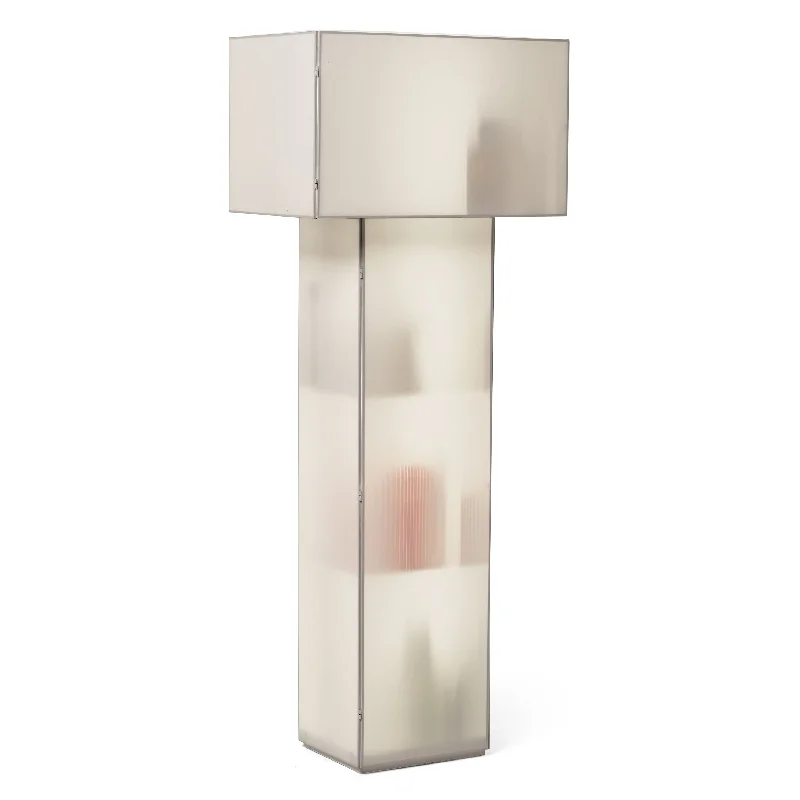 Marble Base Floor Lamp for a Touch of LuxuryVelasca Floor Lamp with Shelves
