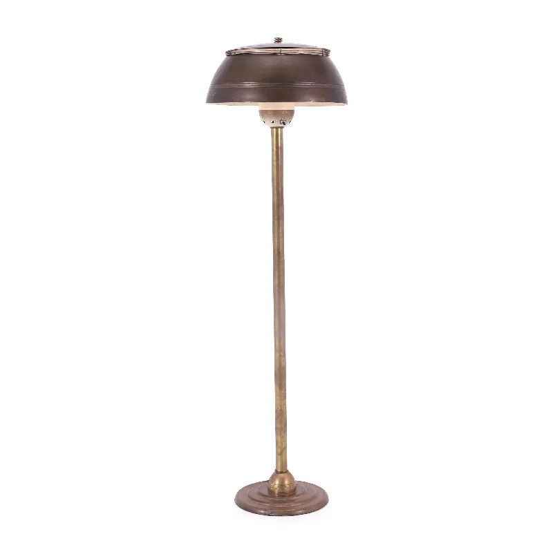 Fabric Floor Lamp with a Linen Shade for a Relaxed AestheticVintage Brass Floor Lamp Fabric Floor Lamp with a Linen Shade for a Relaxed AestheticVintage Brass Floor Lamp