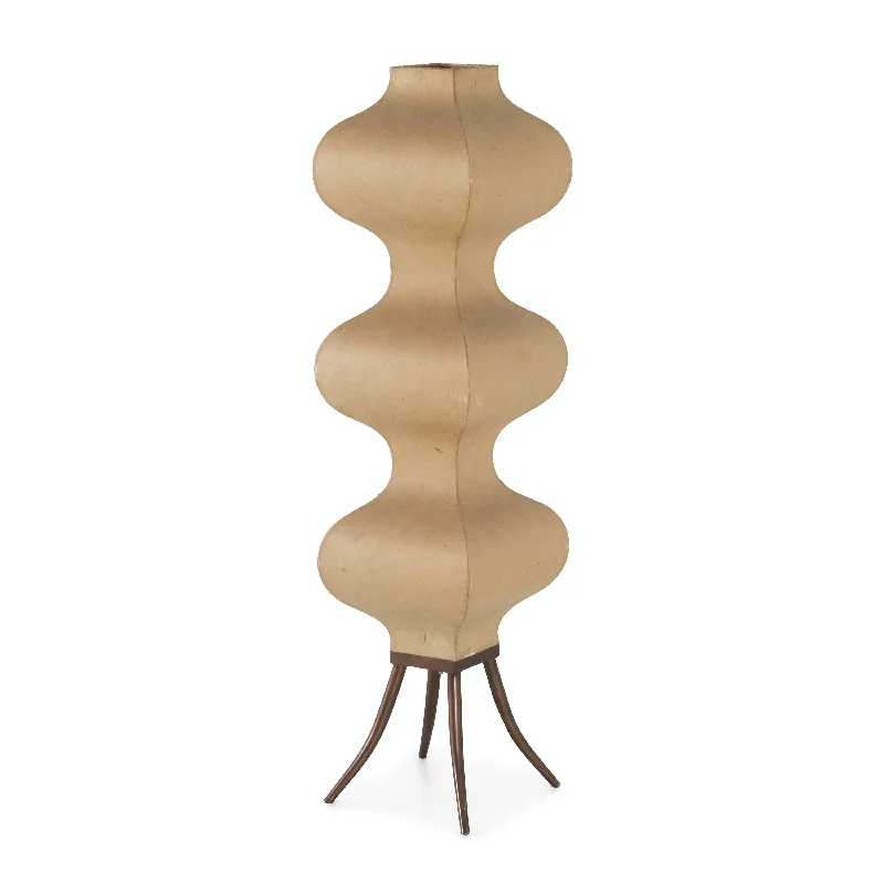 Rustic Farmhouse Style Floor Lamp for Cozy BedroomsVintage Tan Floor Lamp