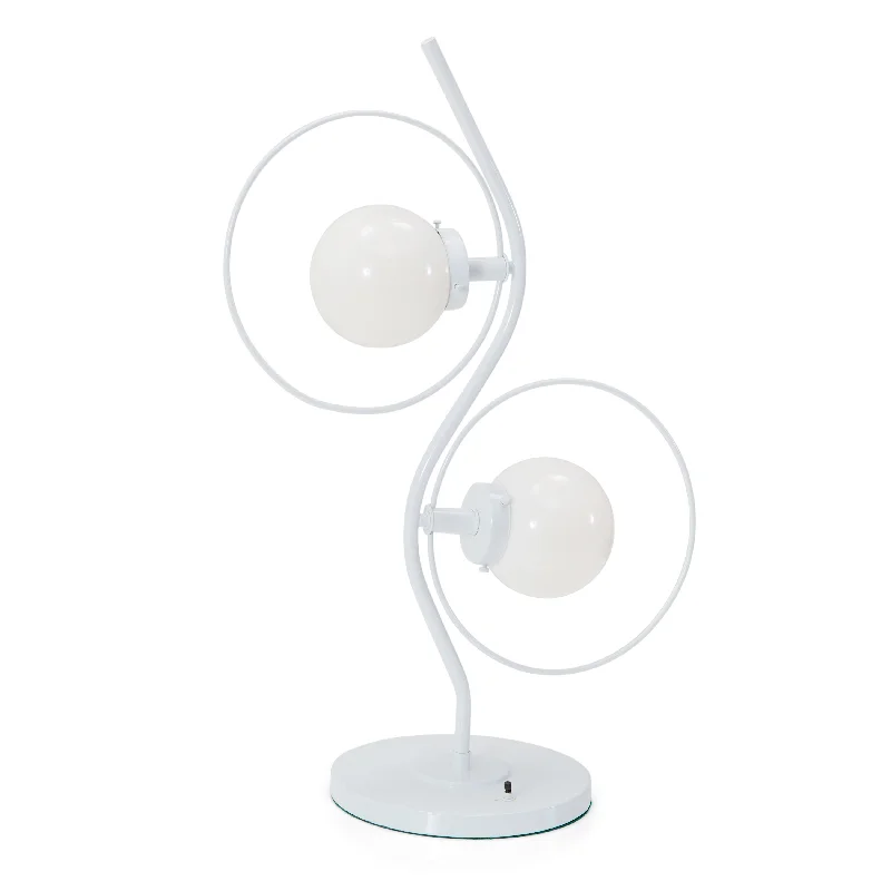 USB Charging Port Floor Lamp for Convenient Device ChargingWhite Metal Wavy Modern Bubble Floor Lamp USB Charging Port Floor Lamp for Convenient Device ChargingWhite Metal Wavy Modern Bubble Floor Lamp