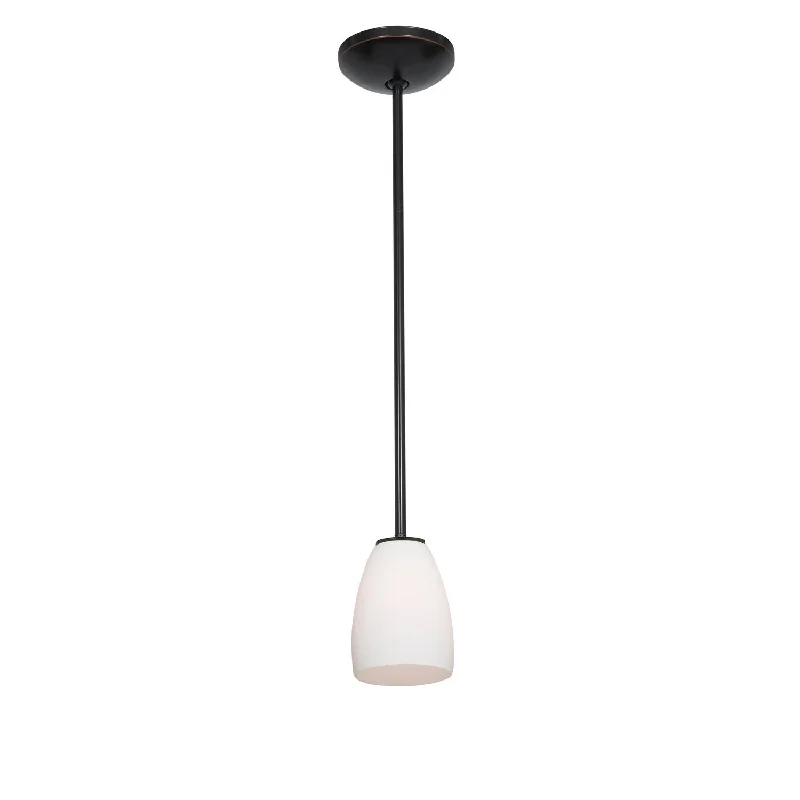 Glass Ceiling Lights with Frosted, Colored, or Etched GlassLED Pendant