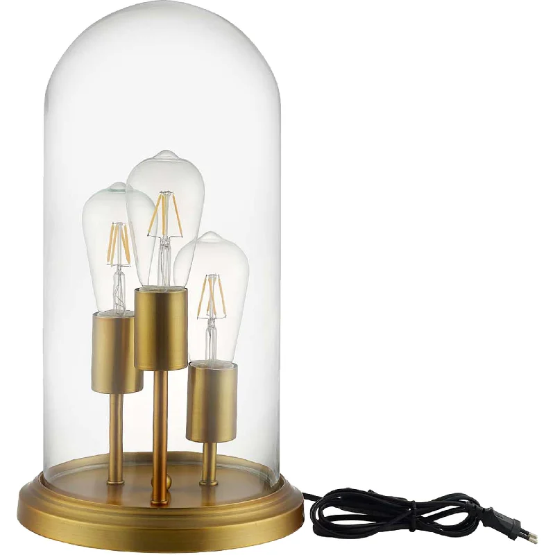 modern minimalist table lamps for contemporary living roomsAlexis Cloche Table Lamp Brass Gold