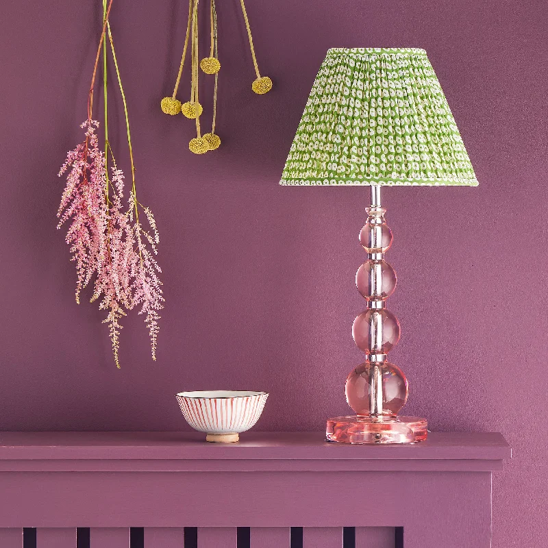 metal table lamps with a matte black finish for a sleek appearanceAurora table lamp in blush pink resin