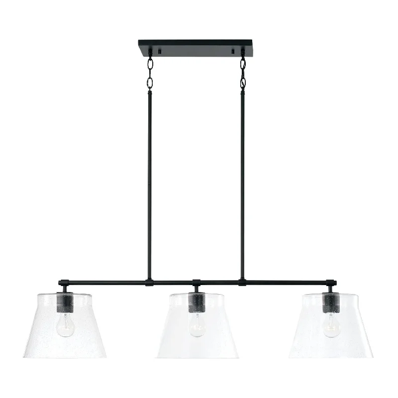 Industrial Style Ceiling Lights with Exposed Bulbs and Metal CagesCapital Baker 846931MB Pendant Light - Matte Black Industrial Style Ceiling Lights with Exposed Bulbs and Metal CagesCapital Baker 846931MB Pendant Light - Matte Black