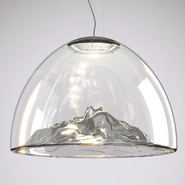 Crystal Ceiling Lights with High - Quality Swarovski CrystalsCrystal & chrome Mountain View pendant light from Axo Light Crystal Ceiling Lights with High - Quality Swarovski CrystalsCrystal & chrome Mountain View pendant light from Axo Light