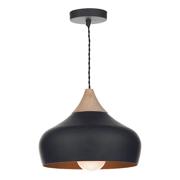 Glass Ceiling Lights with Frosted, Colored, or Etched GlassDar Gaucho Small Pendant Matt Black & Wood Glass Ceiling Lights with Frosted, Colored, or Etched GlassDar Gaucho Small Pendant Matt Black & Wood