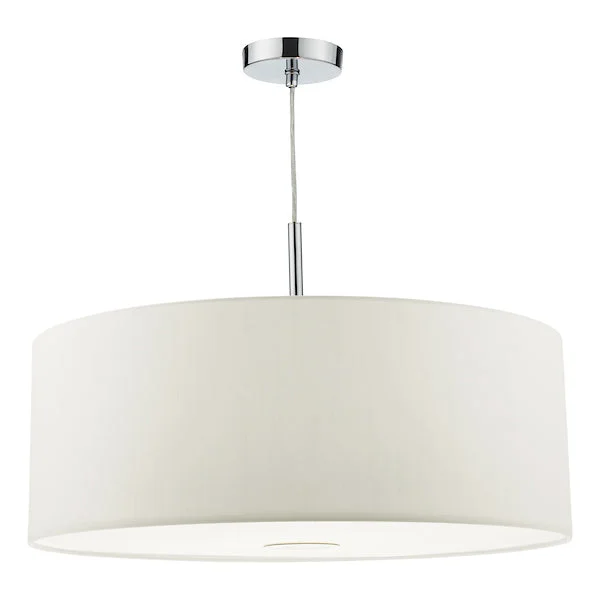 Crystal Ceiling Lights with High - Quality Swarovski CrystalsDar Ronda 60cm 3 Light Pendant White Crystal Ceiling Lights with High - Quality Swarovski CrystalsDar Ronda 60cm 3 Light Pendant White
