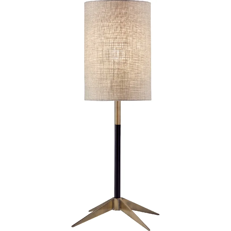 leather table lamps with a distressed texture for a rugged charmDenain Table Lamp Brass/Black leather table lamps with a distressed texture for a rugged charmDenain Table Lamp Brass/Black